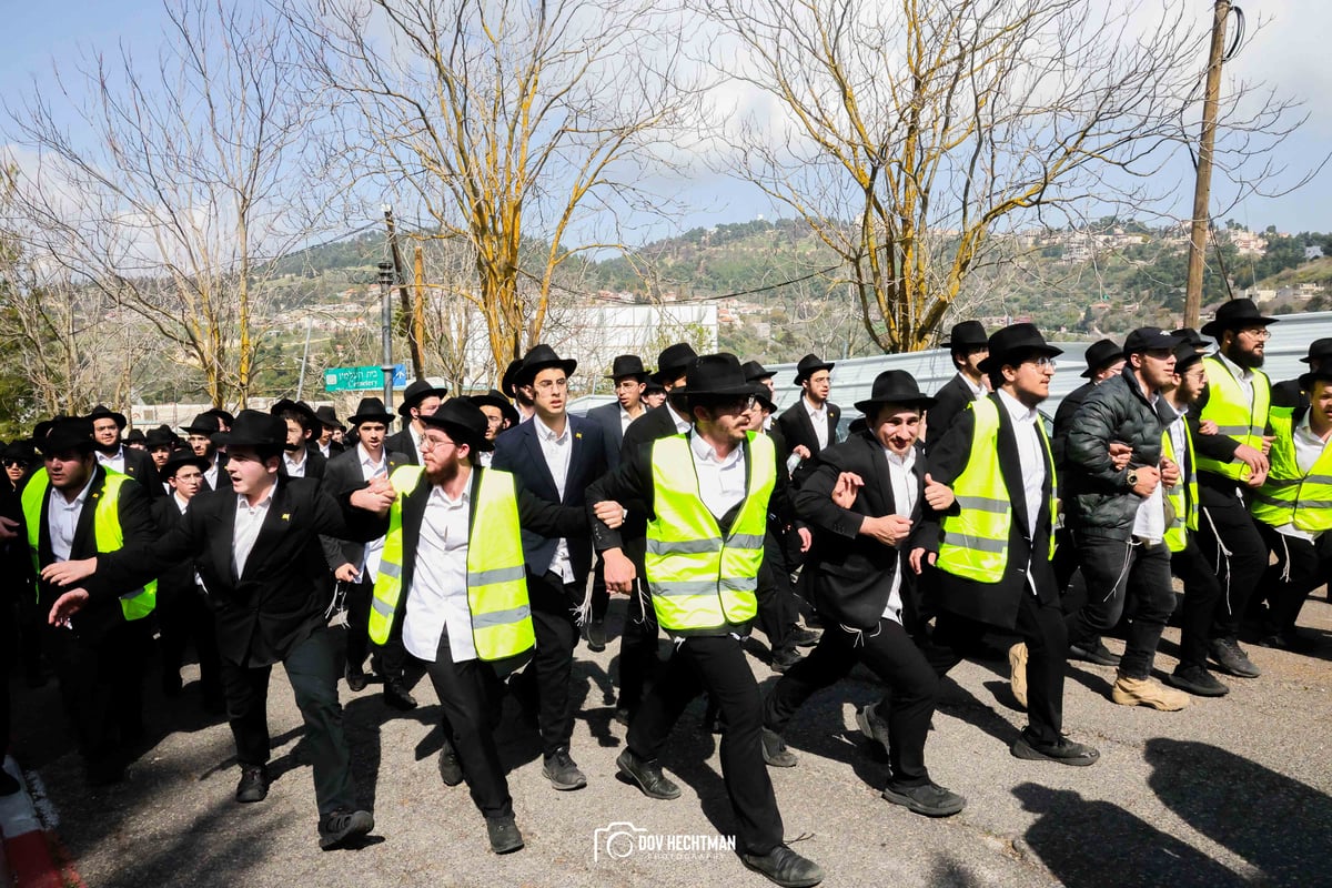 מסע הלוויית הגה"ח רבי יוסף יצחק ווילשאנסקי זצ"ל