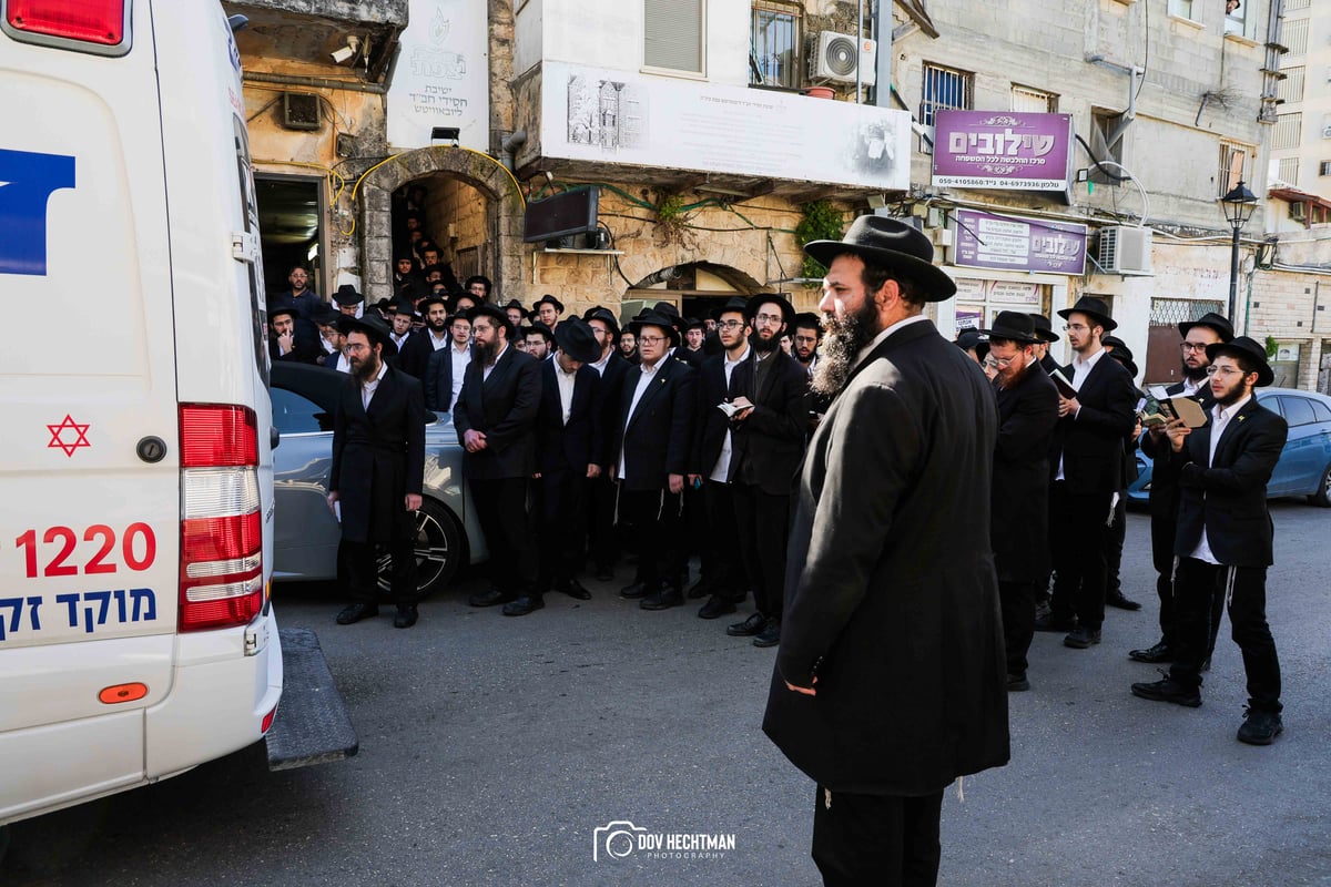 מסע הלוויית הגה"ח רבי יוסף יצחק ווילשאנסקי זצ"ל