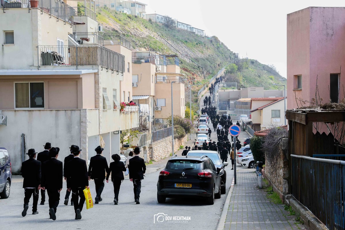 מסע הלוויית הגה"ח רבי יוסף יצחק ווילשאנסקי זצ"ל