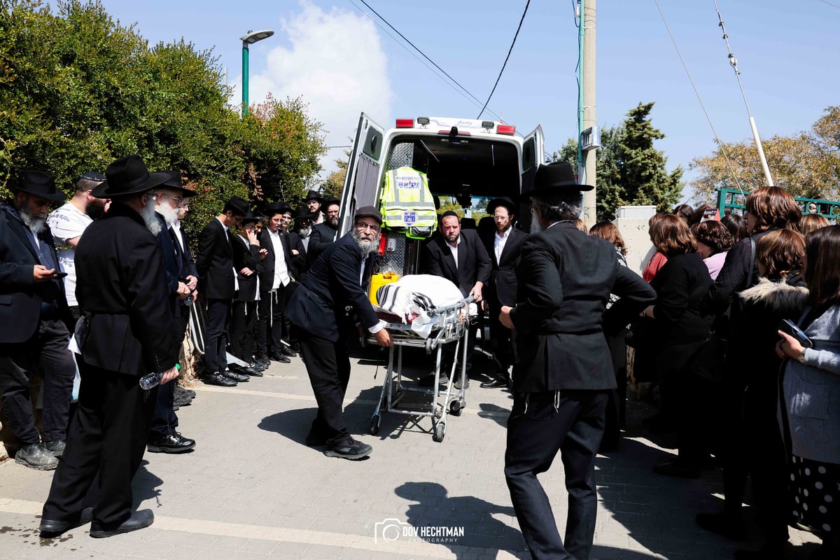 מסע הלוויית הגה"ח רבי יוסף יצחק ווילשאנסקי זצ"ל