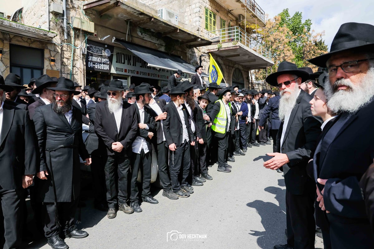 מסע הלוויית הגה"ח רבי יוסף יצחק ווילשאנסקי זצ"ל