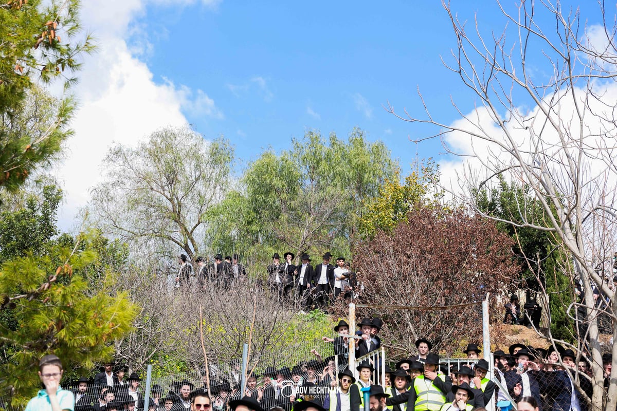 מסע הלוויית הגה"ח רבי יוסף יצחק ווילשאנסקי זצ"ל