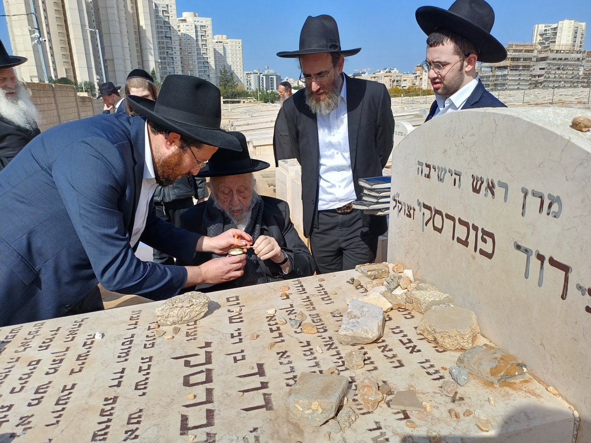 היארצייט של הגר"ד פוברסקי זצ"ל