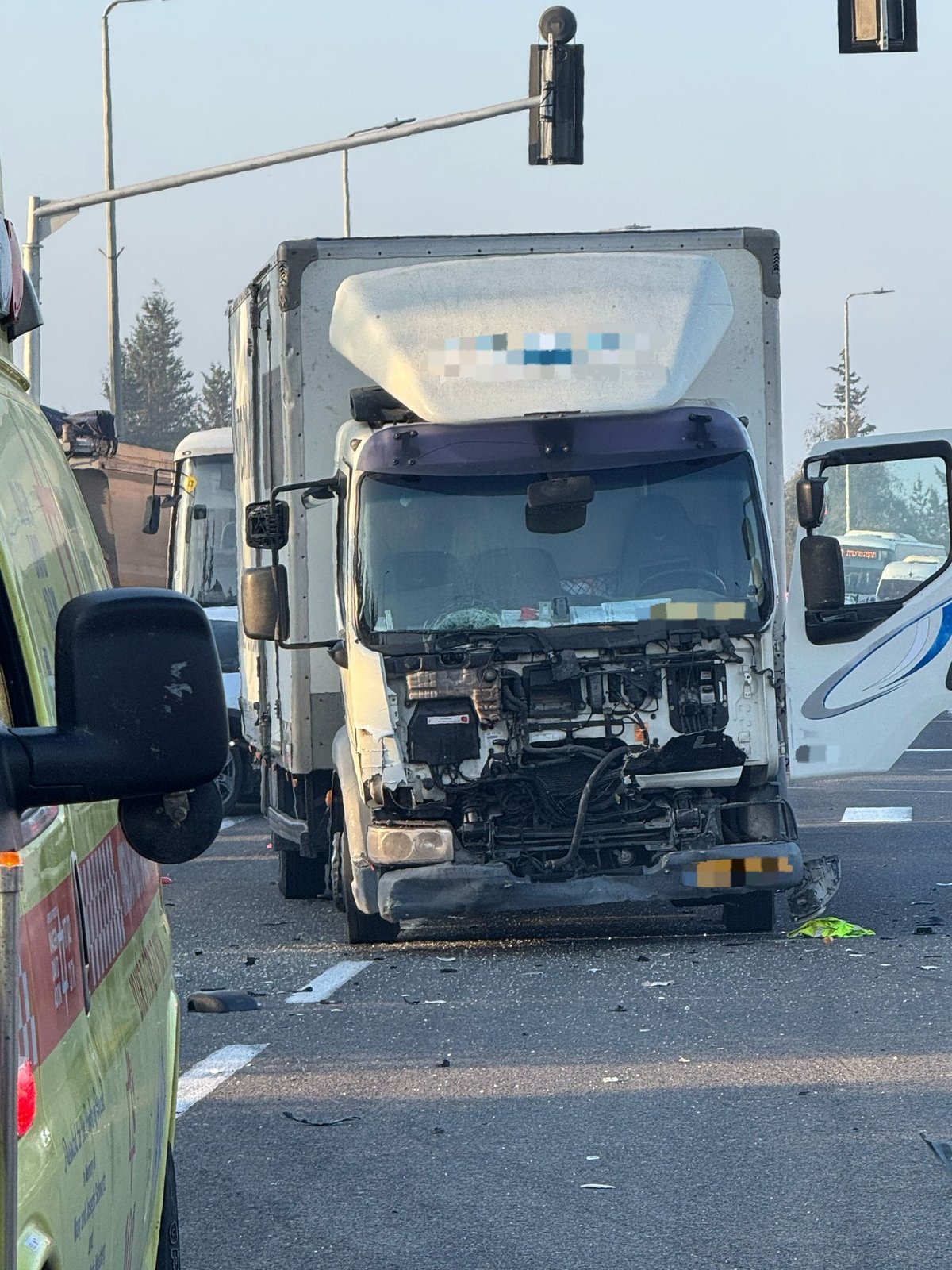 זירת התאונה, הבוקר