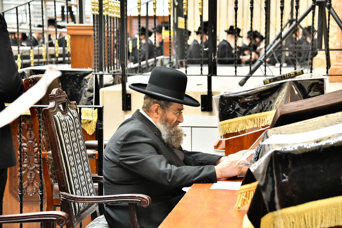 עצרת תפילה וזעקה בחצה"ק ויז'ניץ