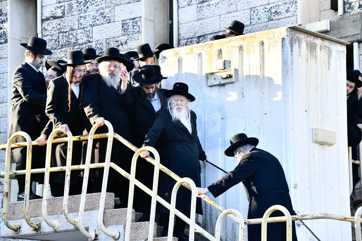 האדמו"ר מגור בביקור בתל אביב