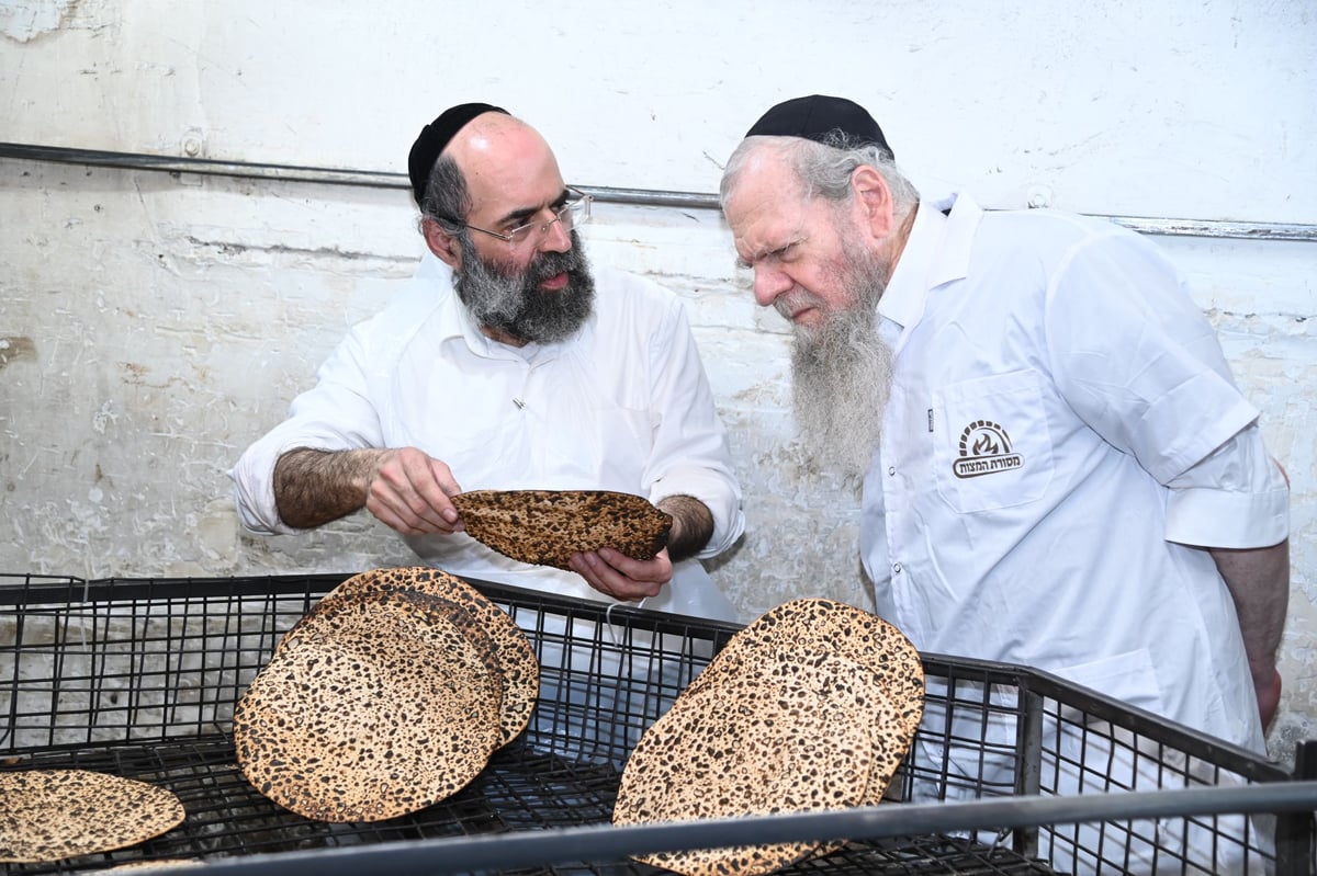 הגרמ"ש אדלשטיין באפיית מצות 