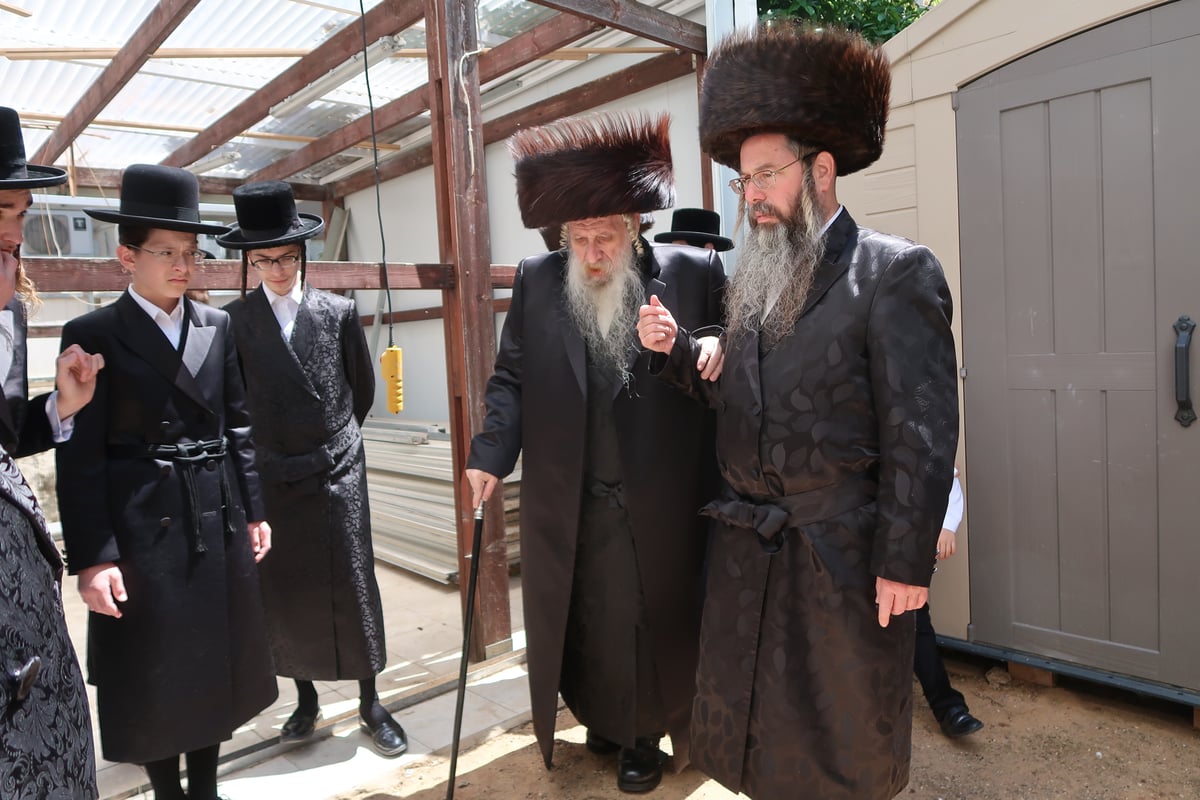 האדמו"ר מטשארנוביל בברכת האילנות
