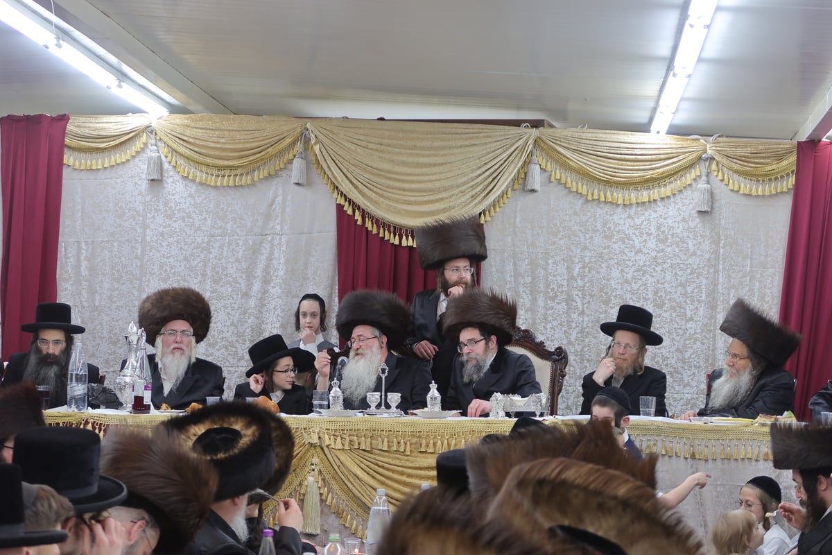 שמחת בר המצווה לנכדו הראשון של האדמו"ר מסקולען ירושלים