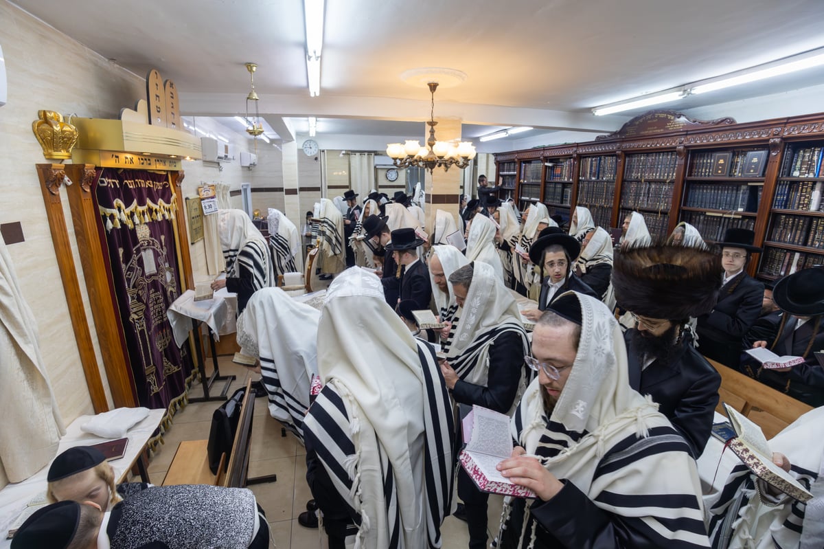 האדמו"ר מפינסק קרלין ערב שב"ק בב"ב