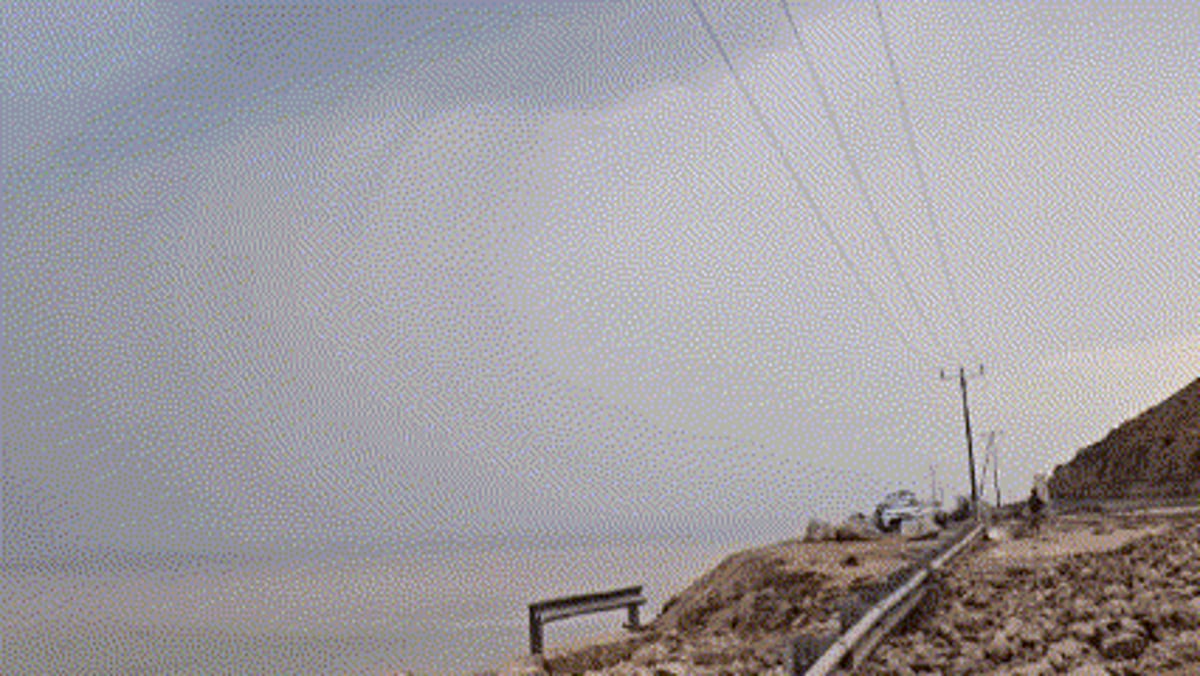 הגשמים העזים היום בדרום | תיעוד מהשיטפונות במדבר יהודה