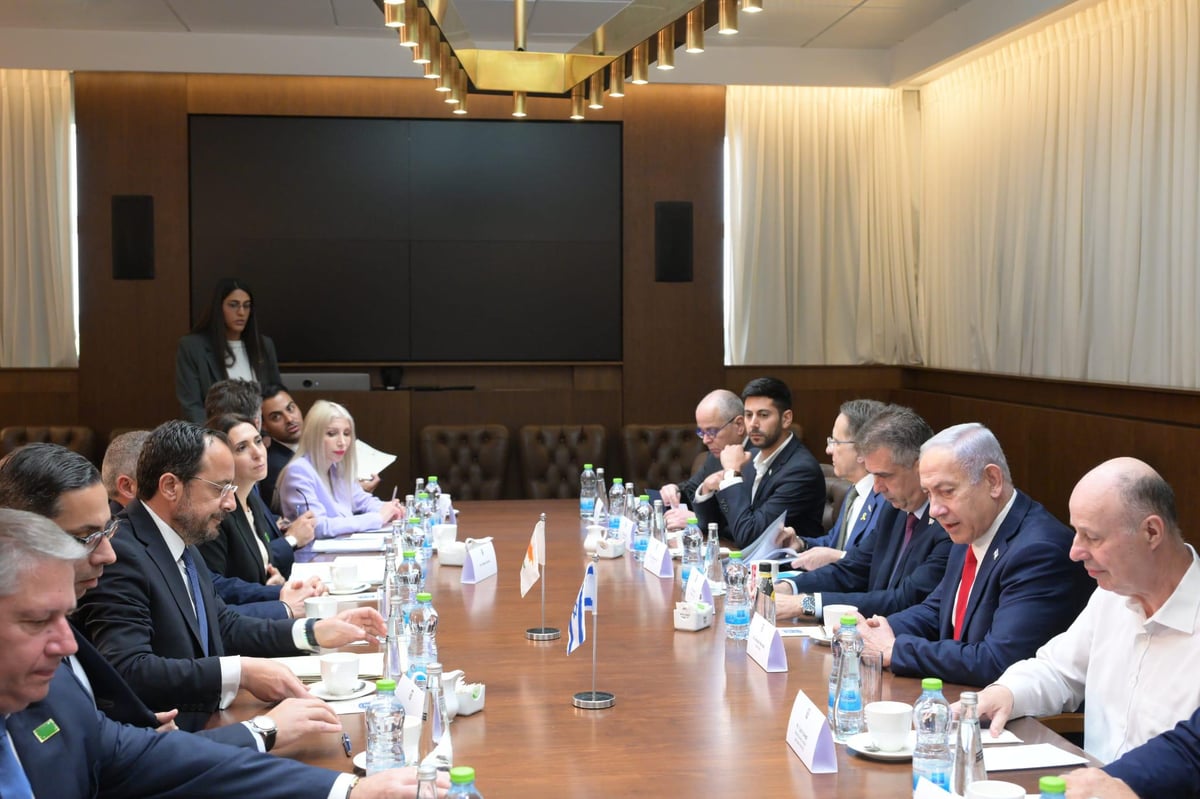 נתניהו ונשיא קפריסין