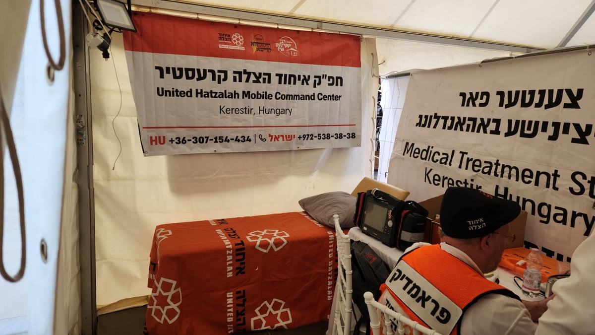 ההילולא בקערעסטיר -193 איש קיבלו מענה רפואי מאיחוד הצלה