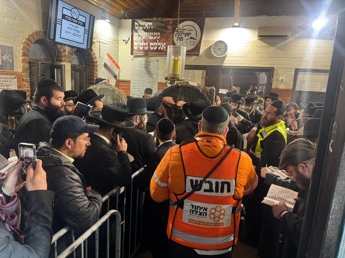 ההילולא בקערעסטיר -193 איש קיבלו מענה רפואי מאיחוד הצלה