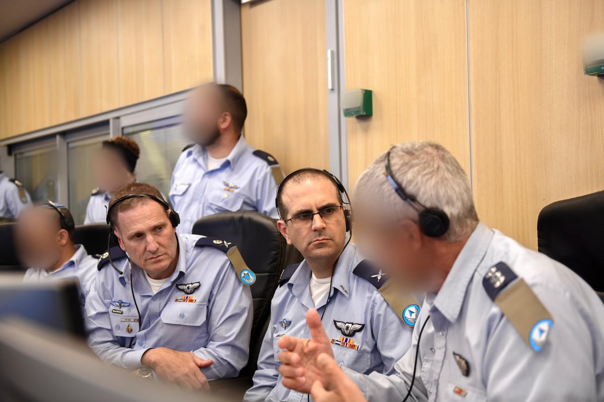 תיעוד מבור חיל האוויר במהלך התקיפות בתימן