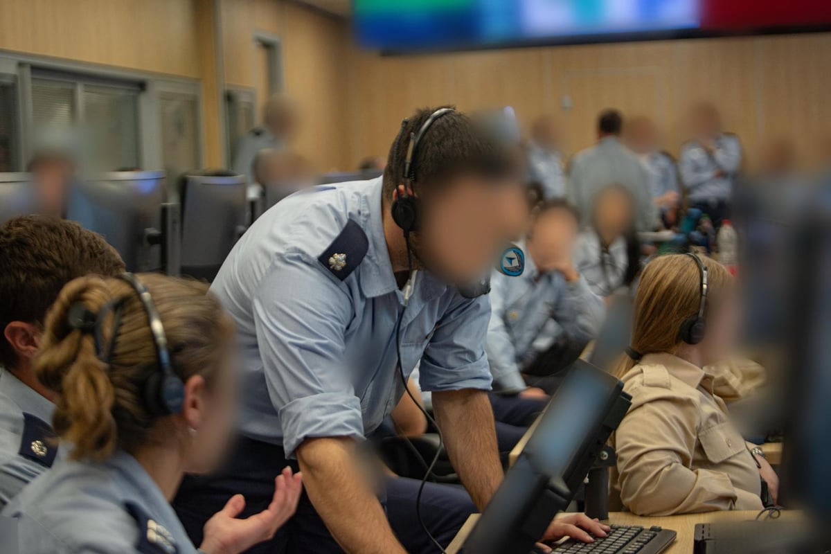 תיעוד מבור חיל האוויר במהלך התקיפות בתימן