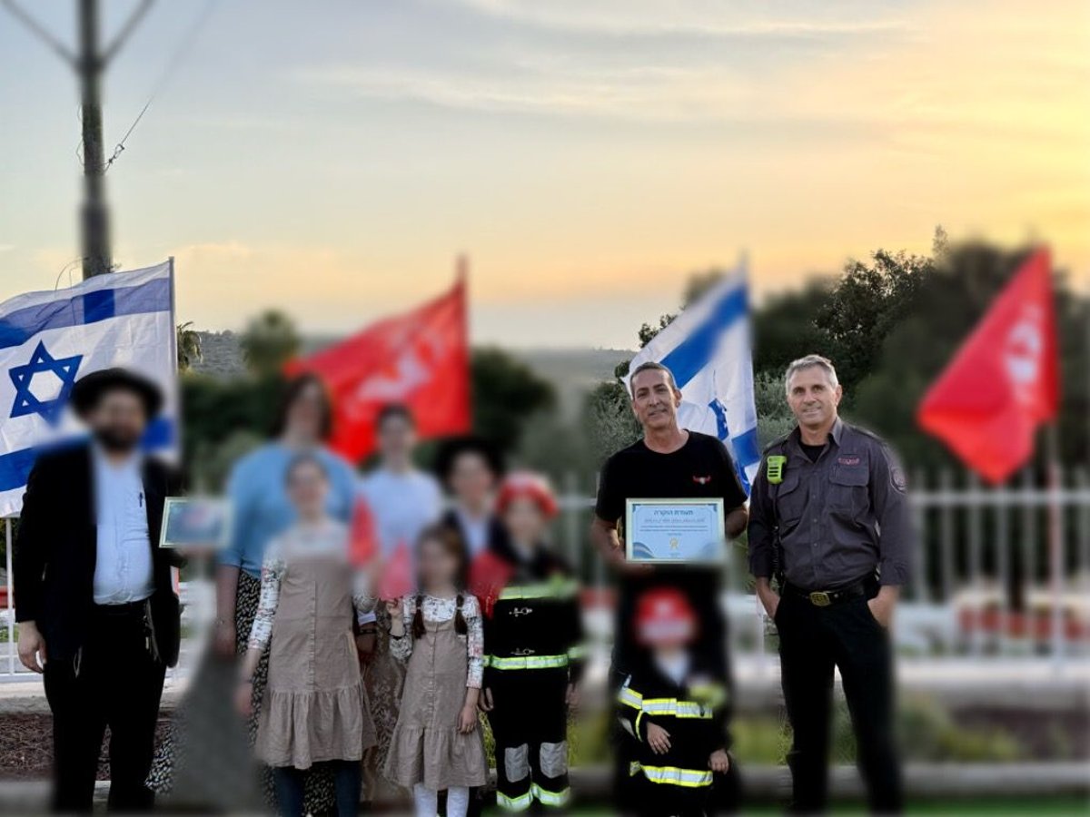 שנה אחרי הנס בליל הסדר: המשפחה החרדית הגיעה להודות