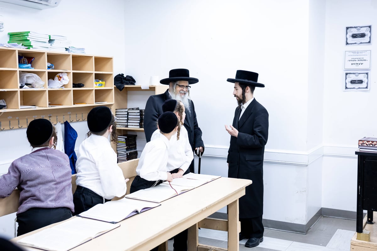 האדמו"ר מסאטמר בביקור בבלומינגבערג