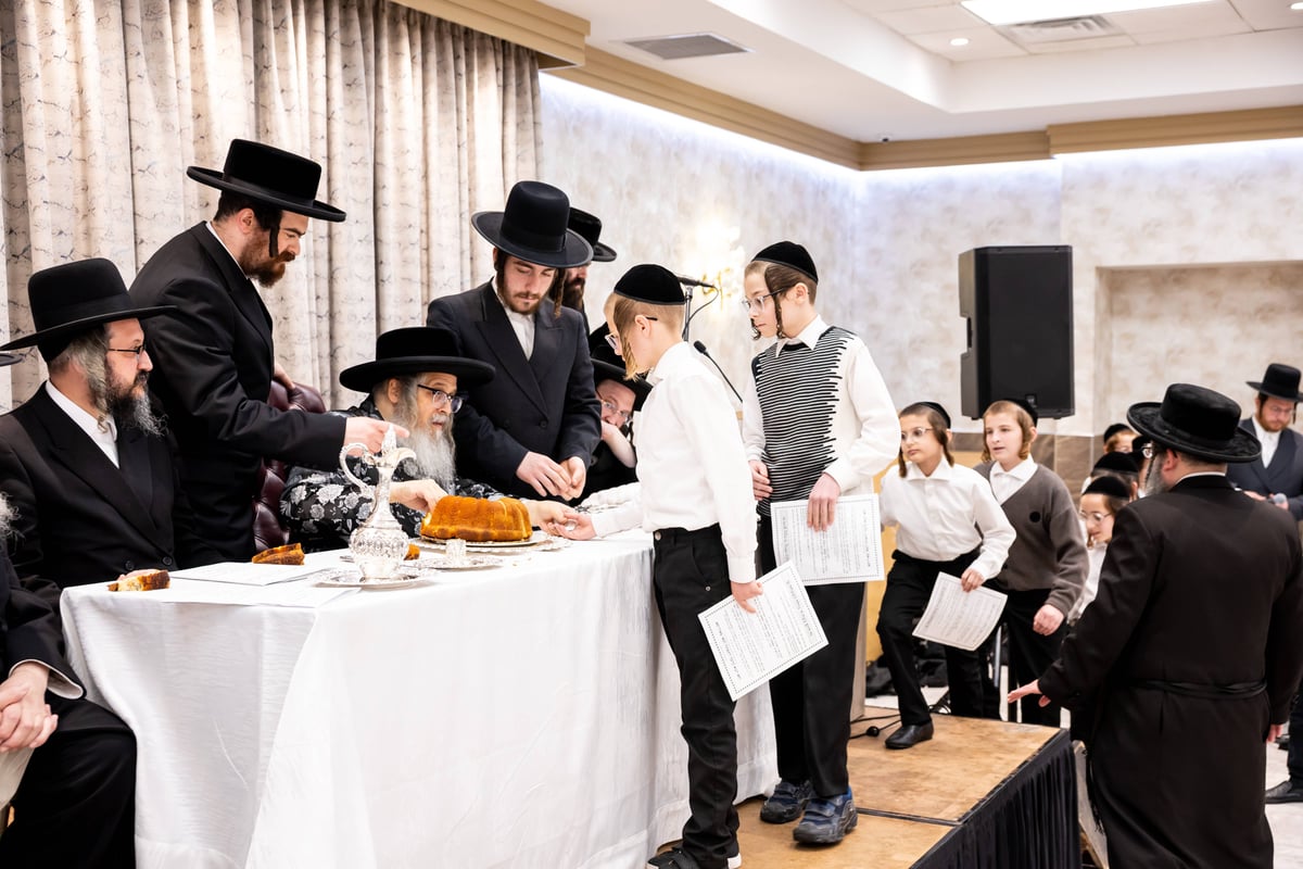 האדמו"ר מסאטמר בביקור בבלומינגבערג