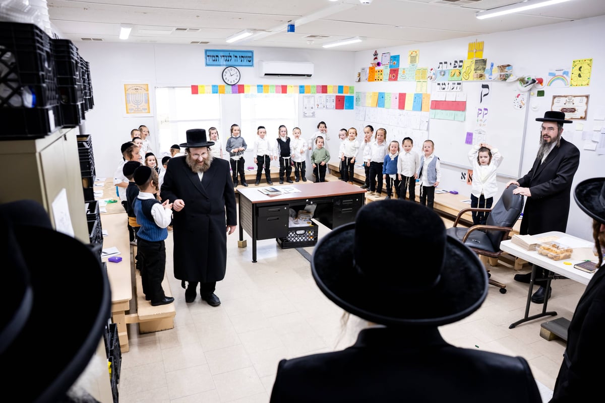 האדמו"ר מסאטמר בביקור בבלומינגבערג