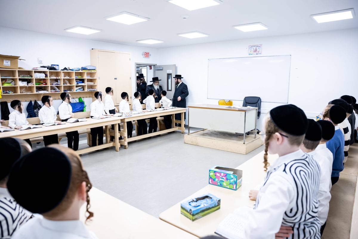האדמו"ר מסאטמר בביקור בבלומינגבערג