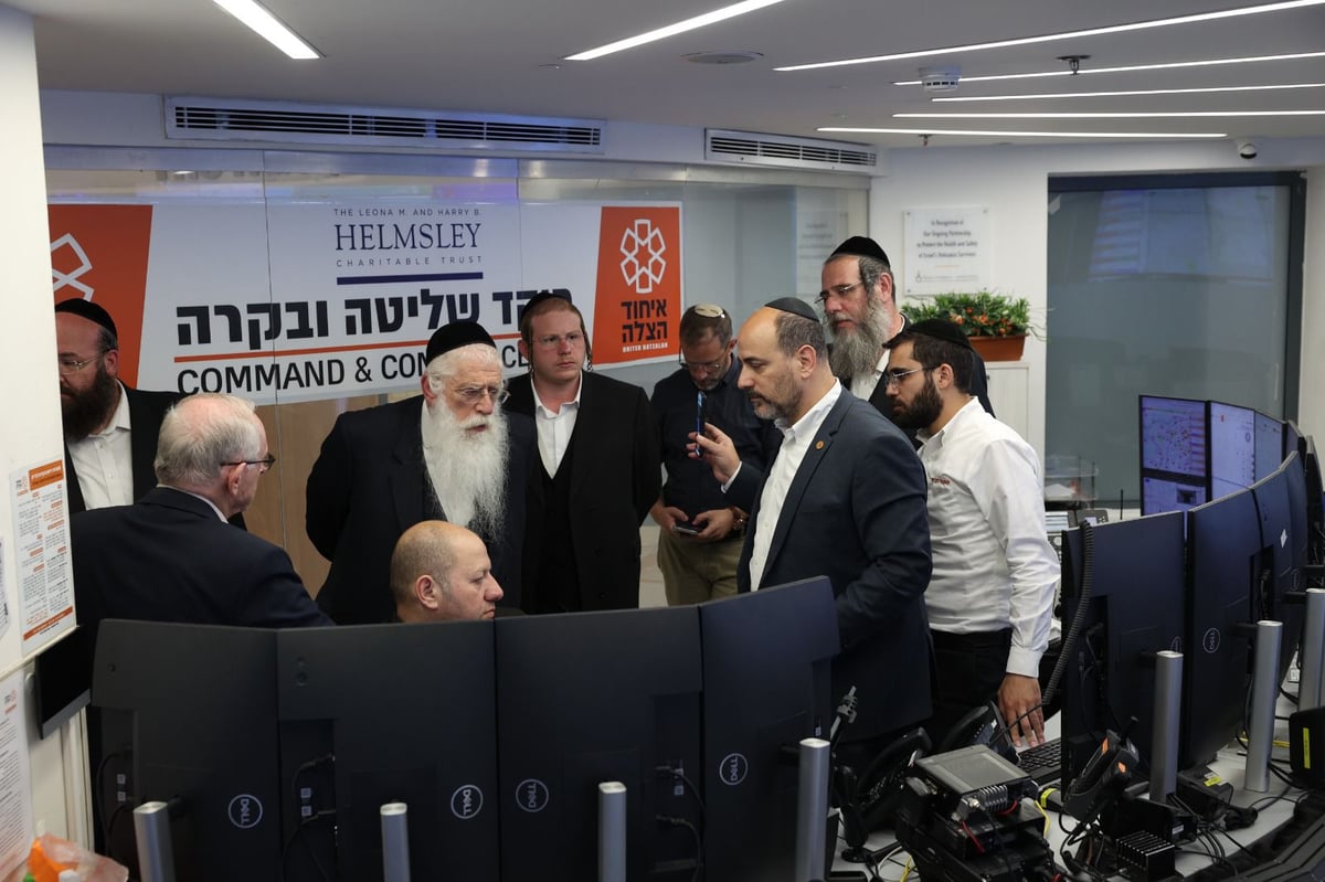 איחוד הצלה בהיערכות לאבטחת הרפואית הילולת הרשב"י