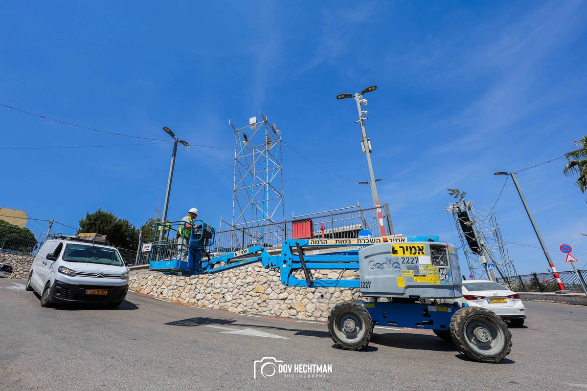 הכנות לקראת הילולת הרשב"י במירון - תשפ"ה
