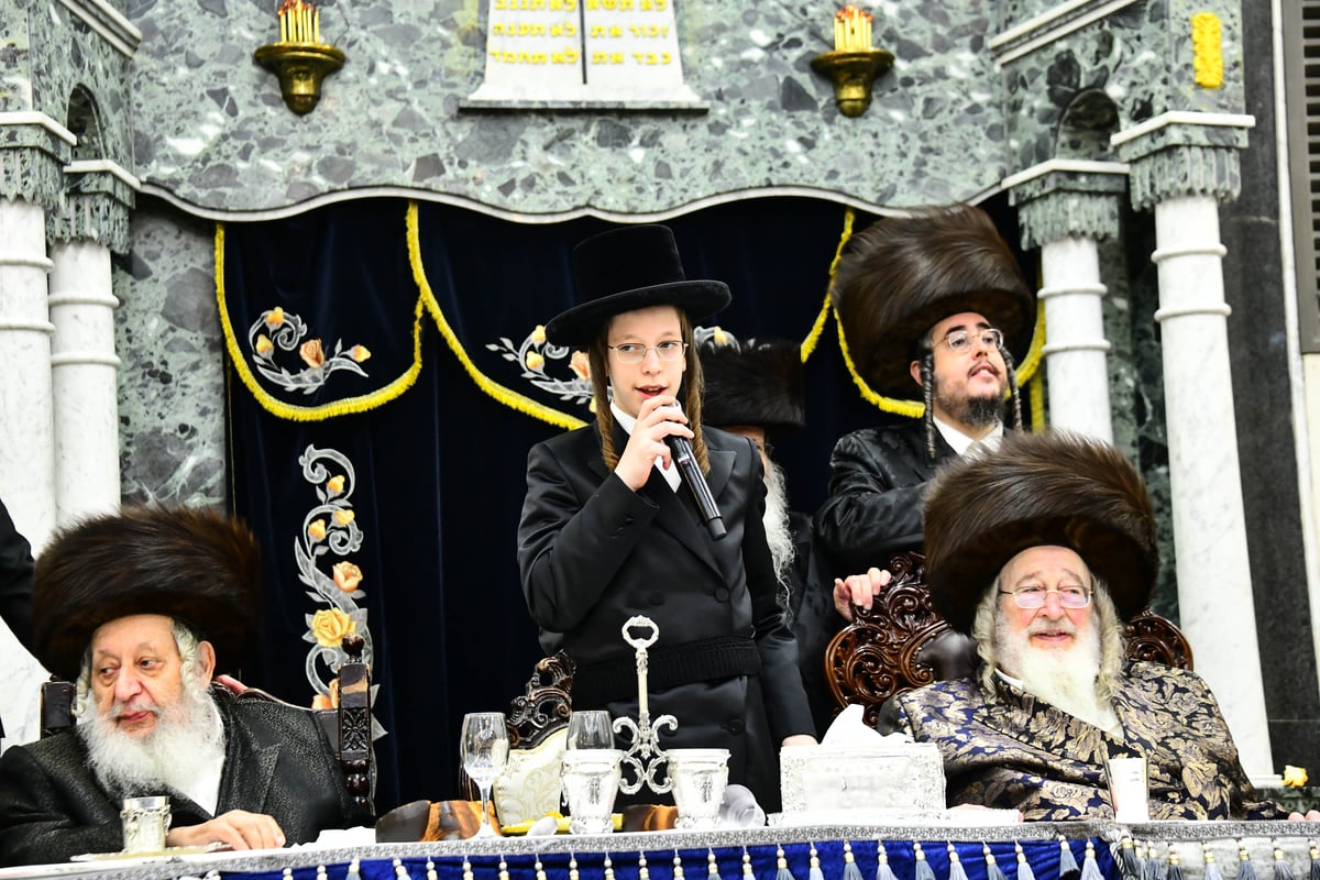 שמחת בר המצווה בחצה"ק ספינקא - נאראל 
