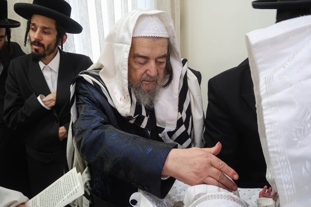 שמחת הברית לנין הגה"צ רבי יעקב מאיר שכטר 