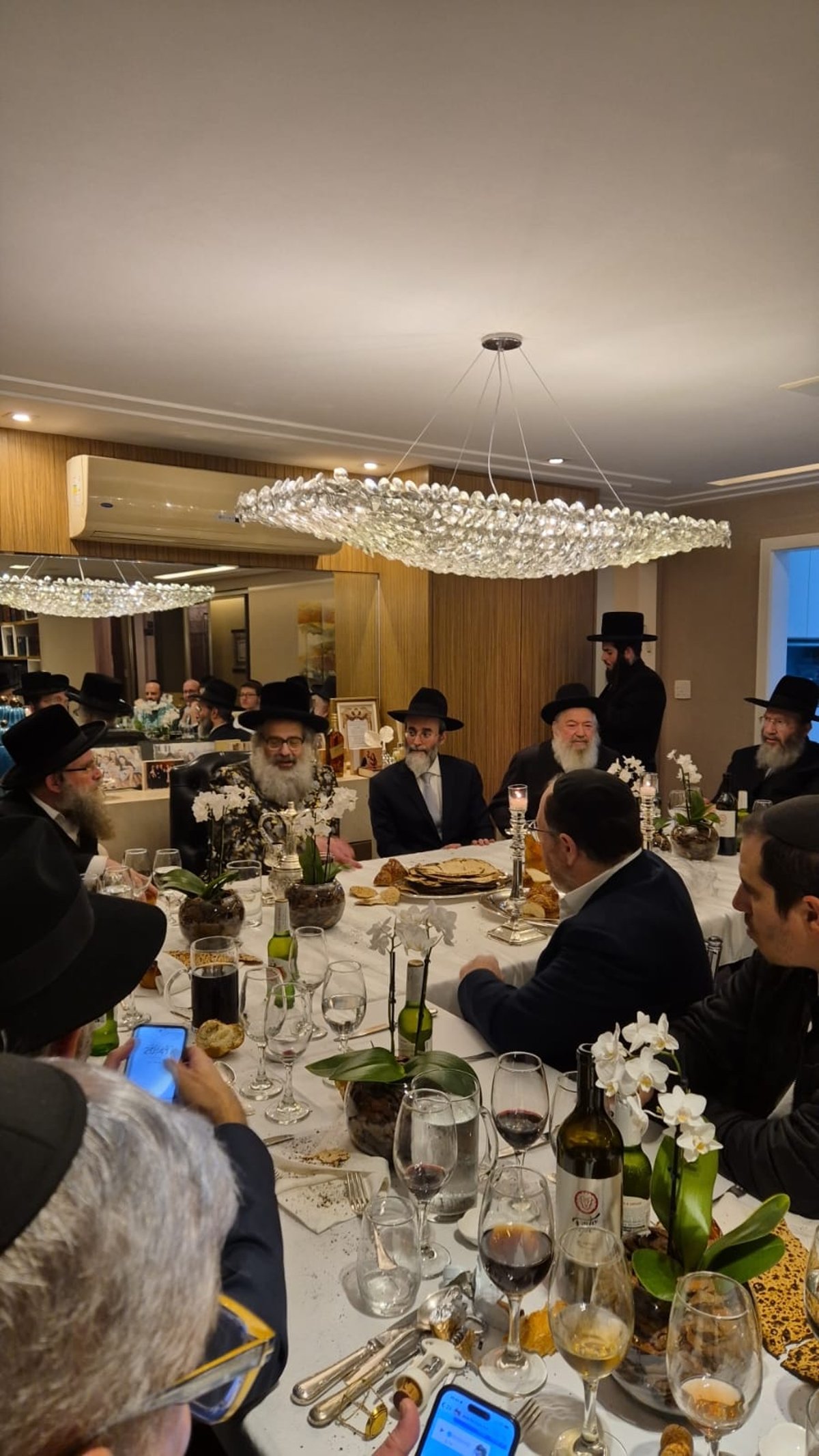 האדמו"ר מויז'ניץ בית שמש בטיש פסח שני בברזיל