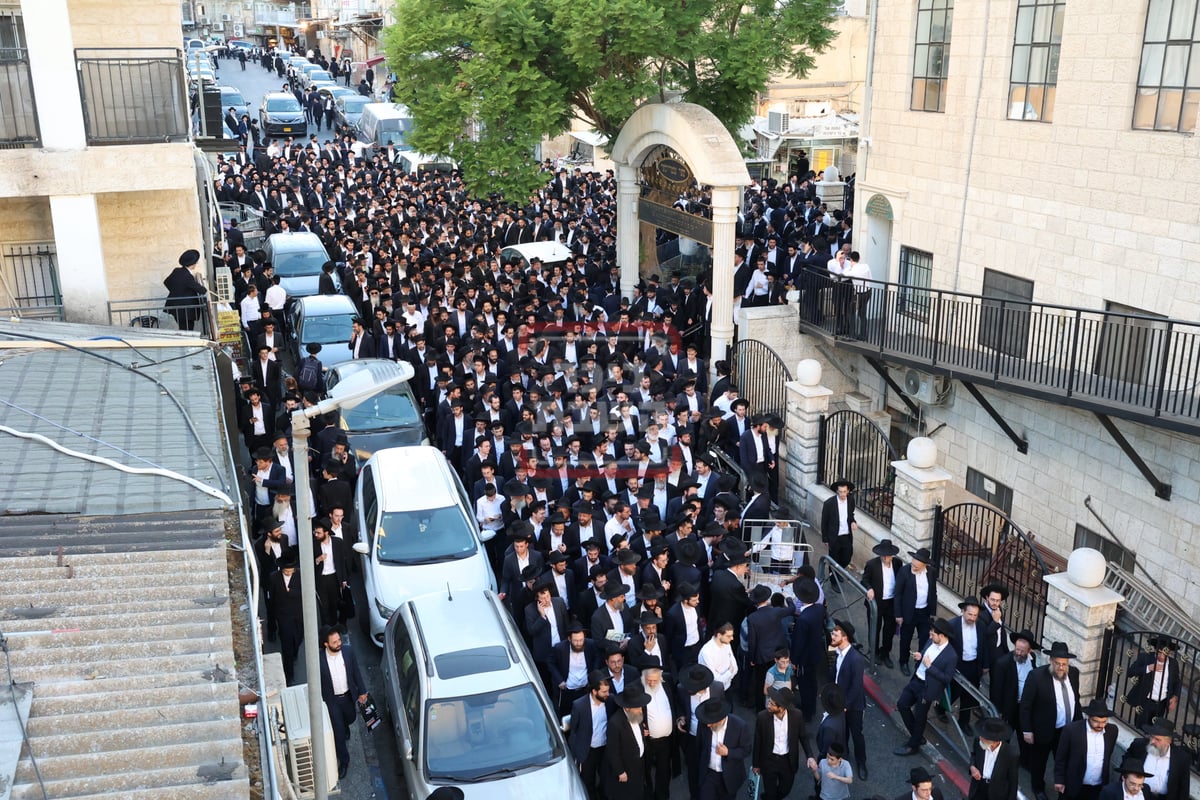 מסע הלווית הגר"א שמואלביץ