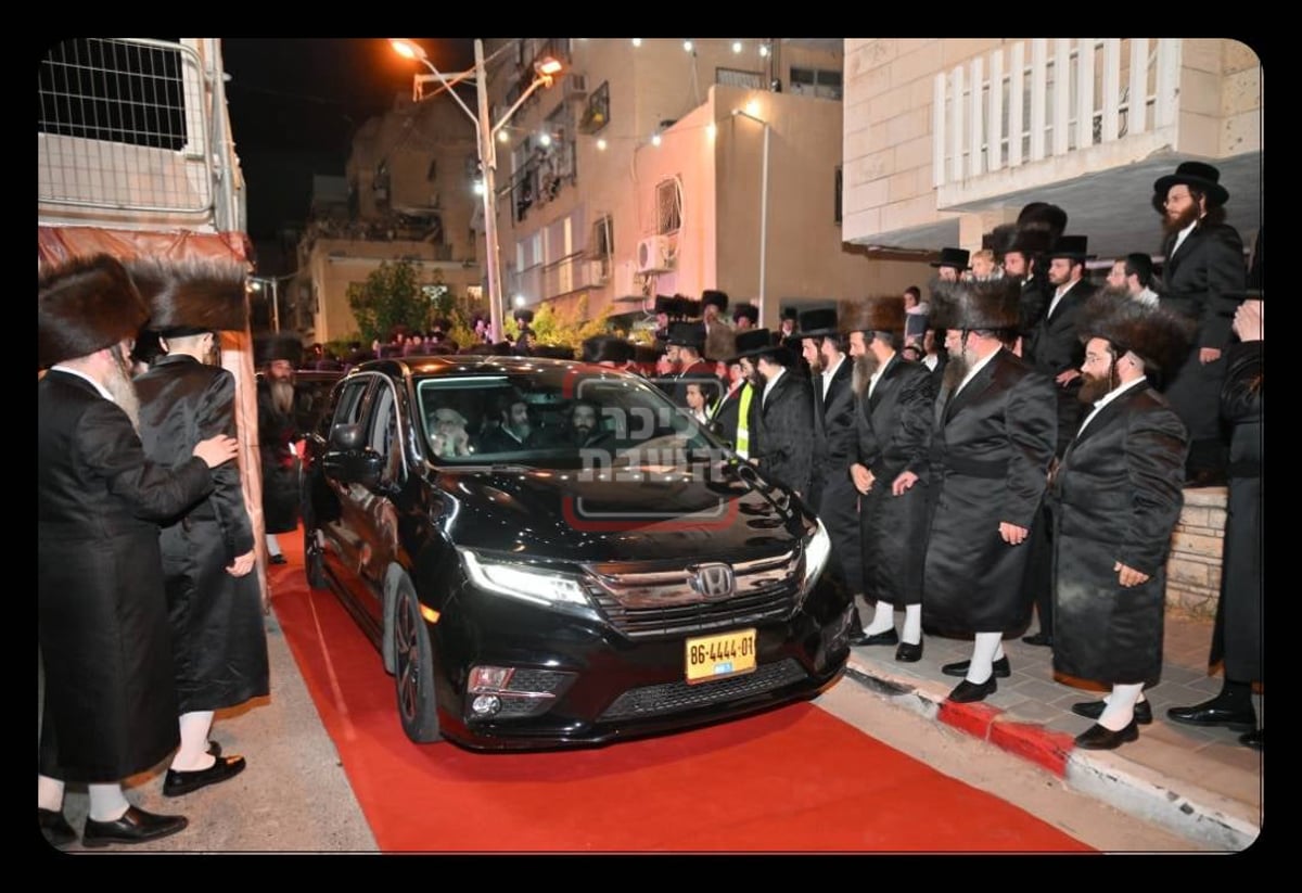 שבת שבע ברכות בחצה"ק ויז'ניץ