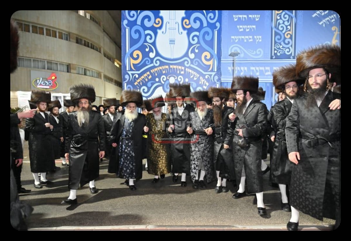 שבת שבע ברכות בחצה"ק ויז'ניץ