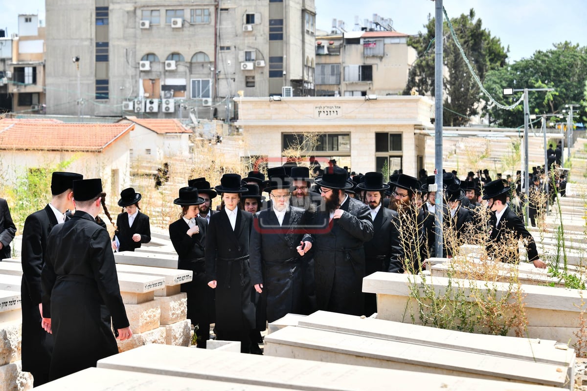 האדמו"ר מסערט ויז'ניץ בציון אביו זצ"ל