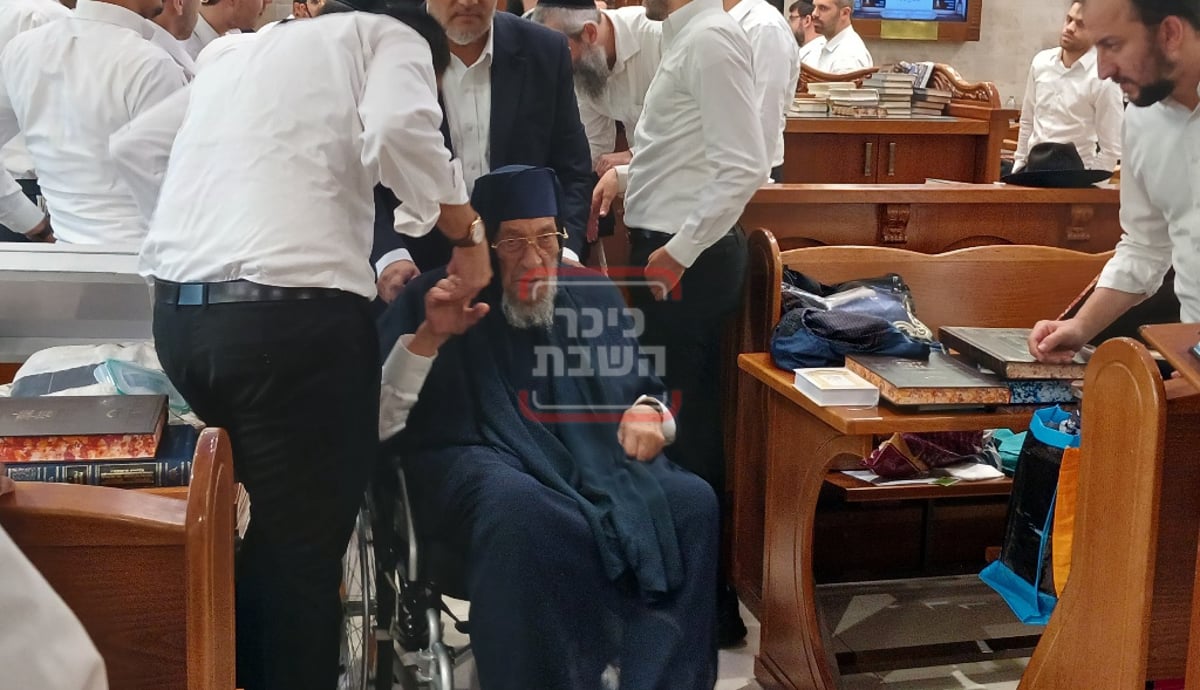 האדמו"ר רבי ברוך אבוחצירא בביקור בכולל 'תורה לשמה'