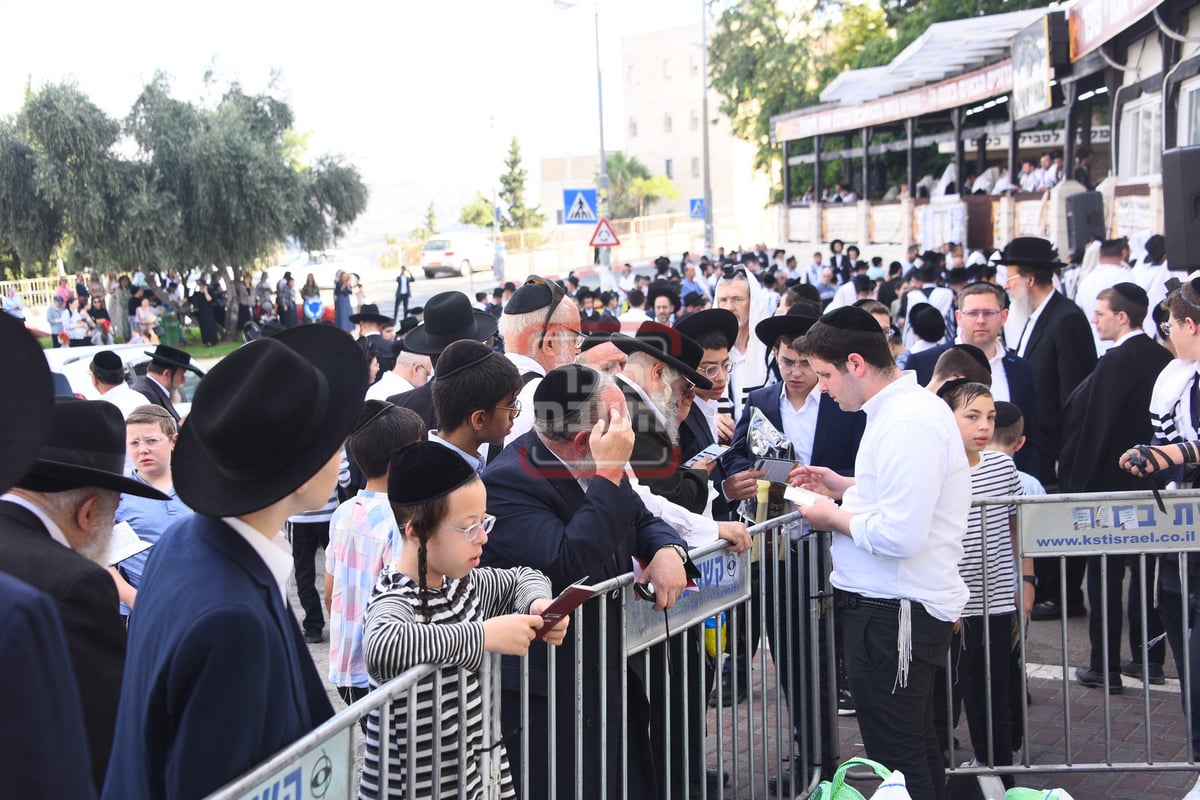 ברכת כהנים השנתית בשכונת הר נוף בירושלים