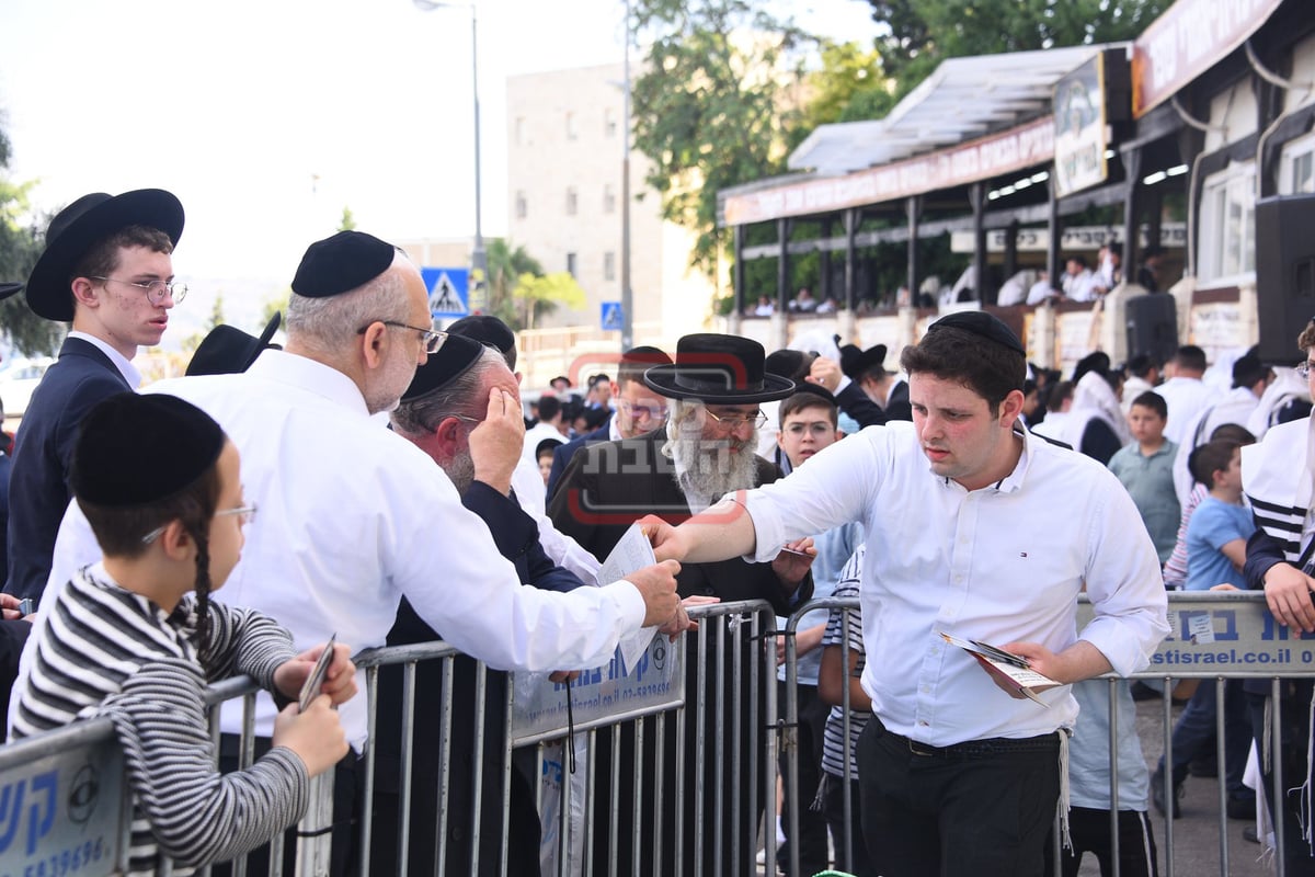 ברכת כהנים השנתית בשכונת הר נוף בירושלים