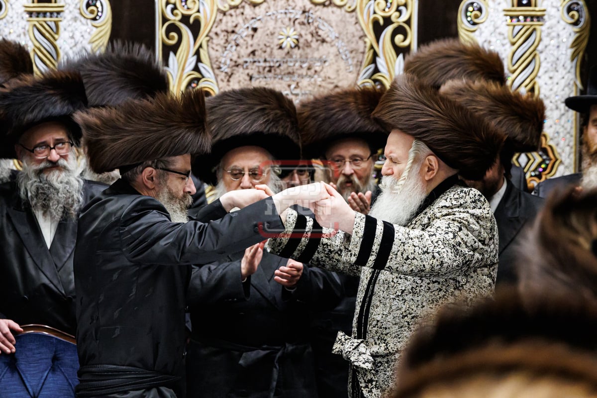 שמחת השבע ברכות לנכד האדמו"ר מבאבוב 