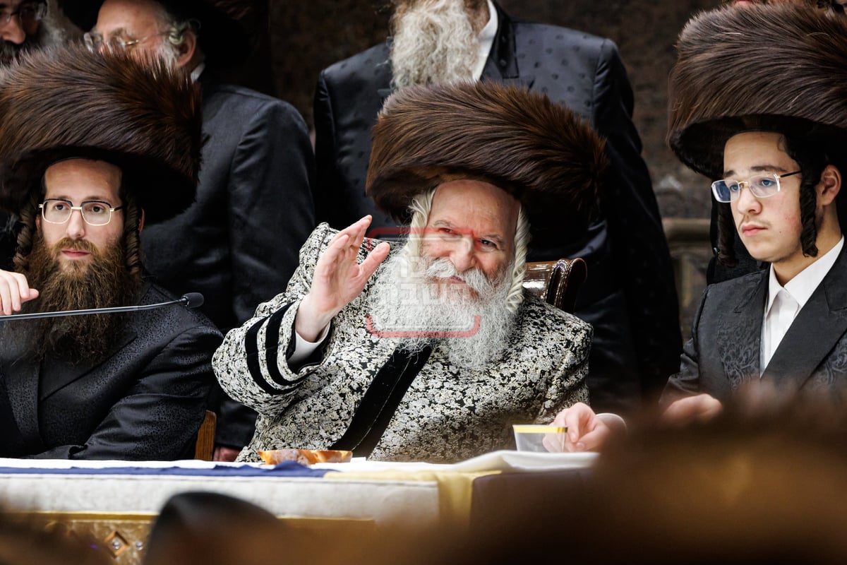 שמחת השבע ברכות לנכד האדמו"ר מבאבוב 