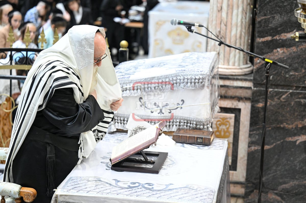 נעילת החג ראש השנה בחצה"ק צאנז 