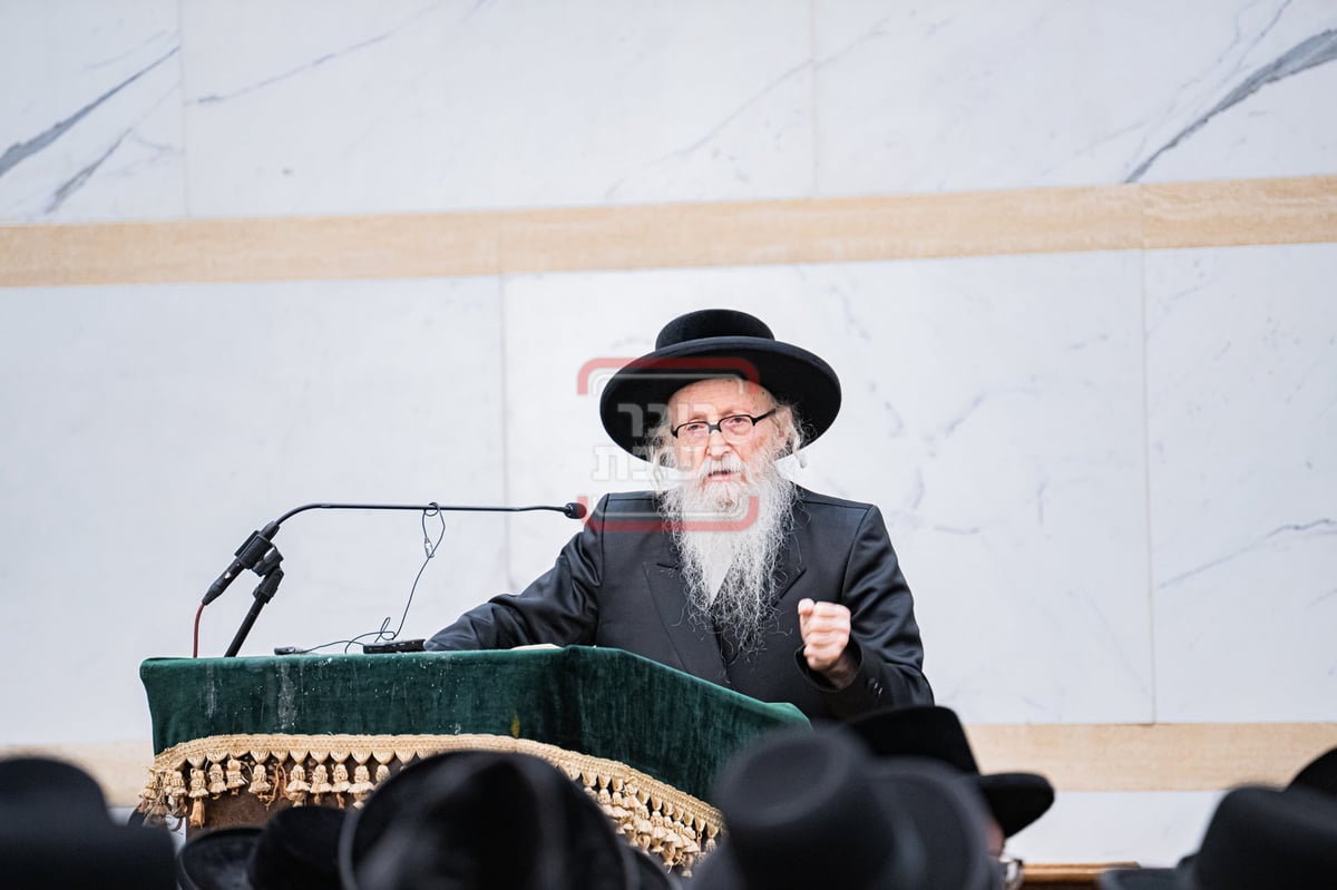 האדמו"ר מסערדאהעלי בביקור בקריית יואל