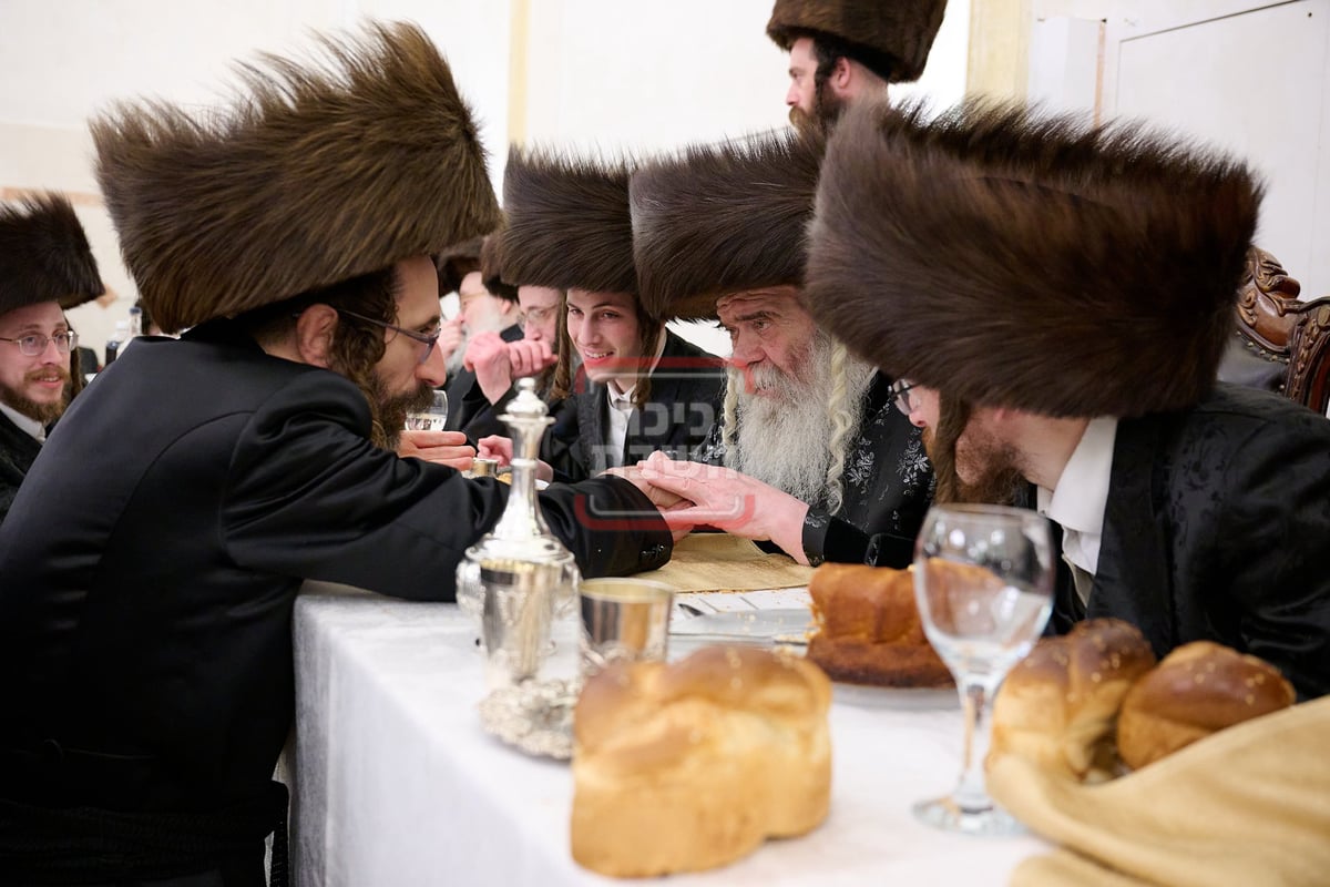 שמחת השבע ברכות לנכד האדמו"ר מקרעטשניף י-ם