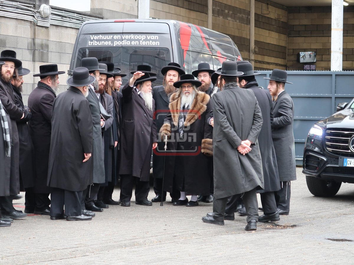 האדמו"ר מסאטמר בביקור בבית רחל באנטווערפן