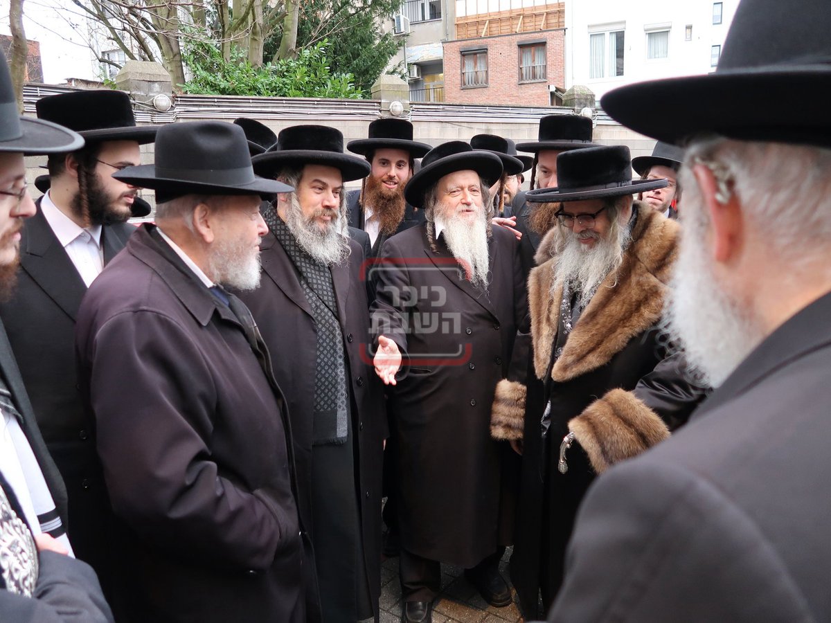 האדמו"ר מסאטמר בביקור בבית רחל באנטווערפן