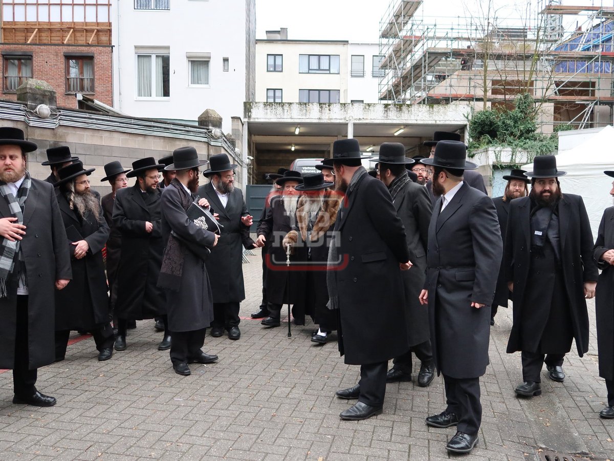 האדמו"ר מסאטמר בביקור בבית רחל באנטווערפן