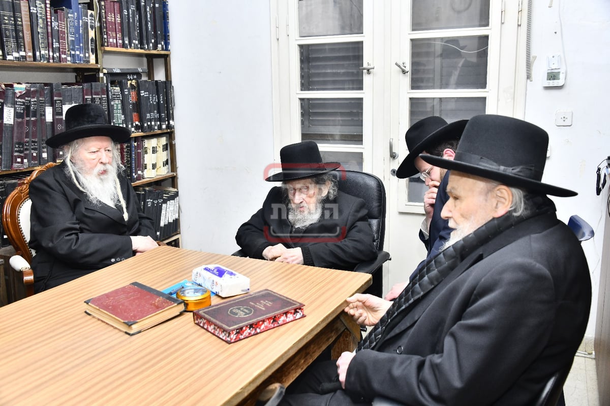 פגישת גדולי ישראל בבית הגר"ד לנדו