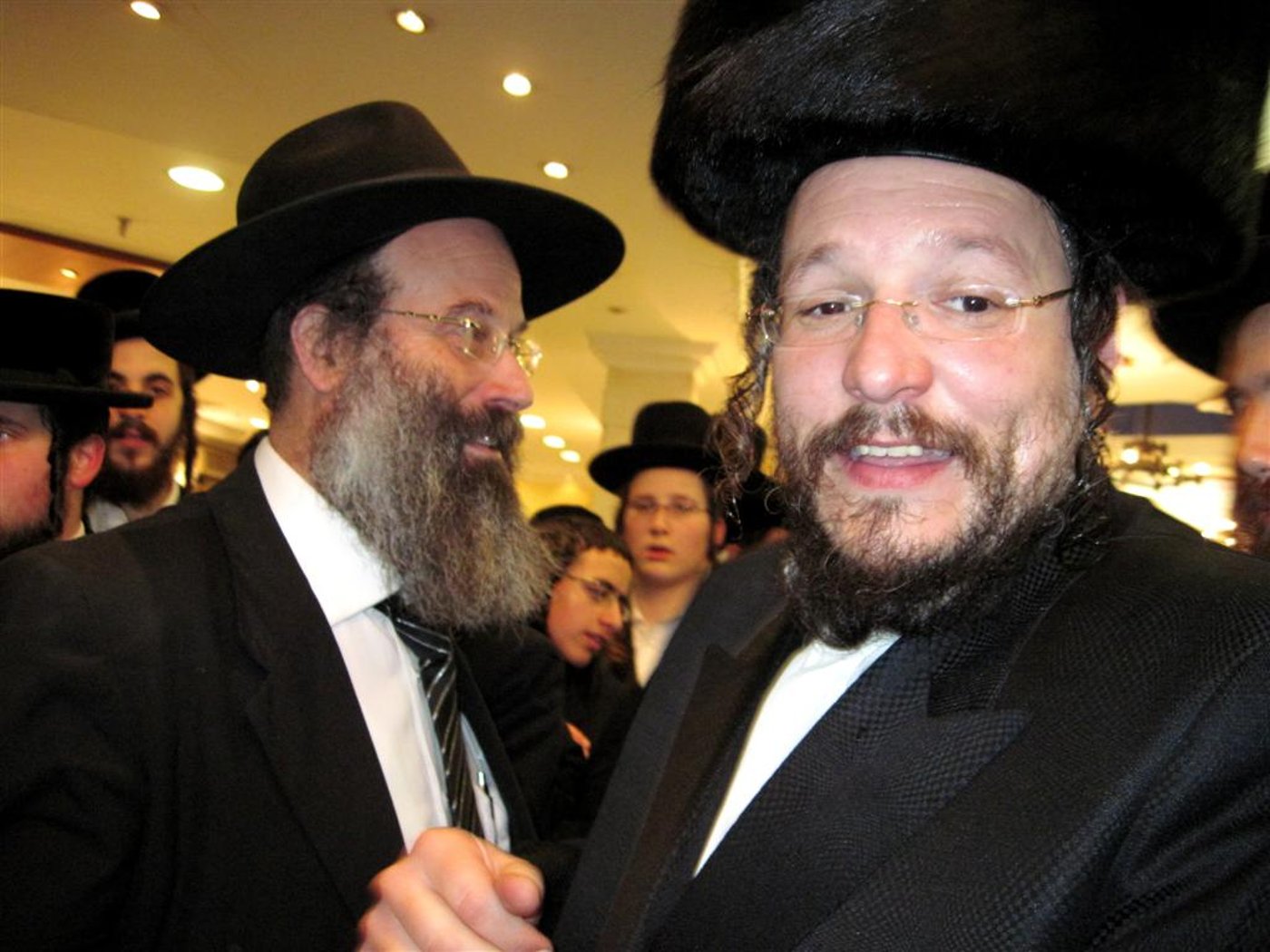 עם הרב רובנשטיין, חבר מועצת עיריית בני ברק ומזכיר מועצת גדולי ישראל