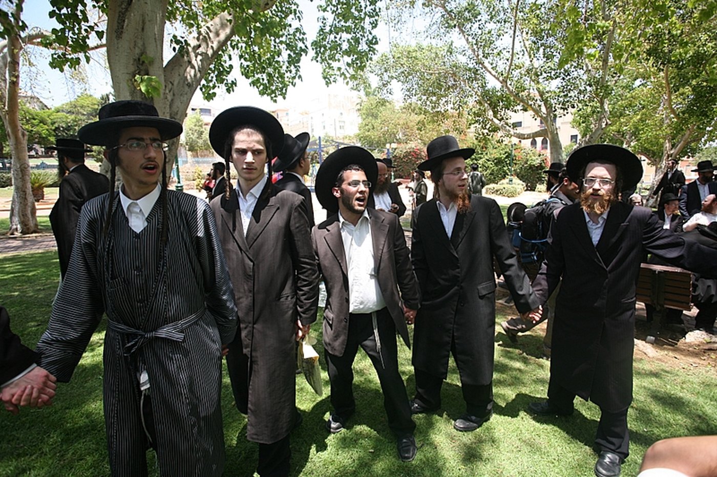תקדים: הגאב"ד הגיע ליפו; עשרות אברכים מחו ונפצעו