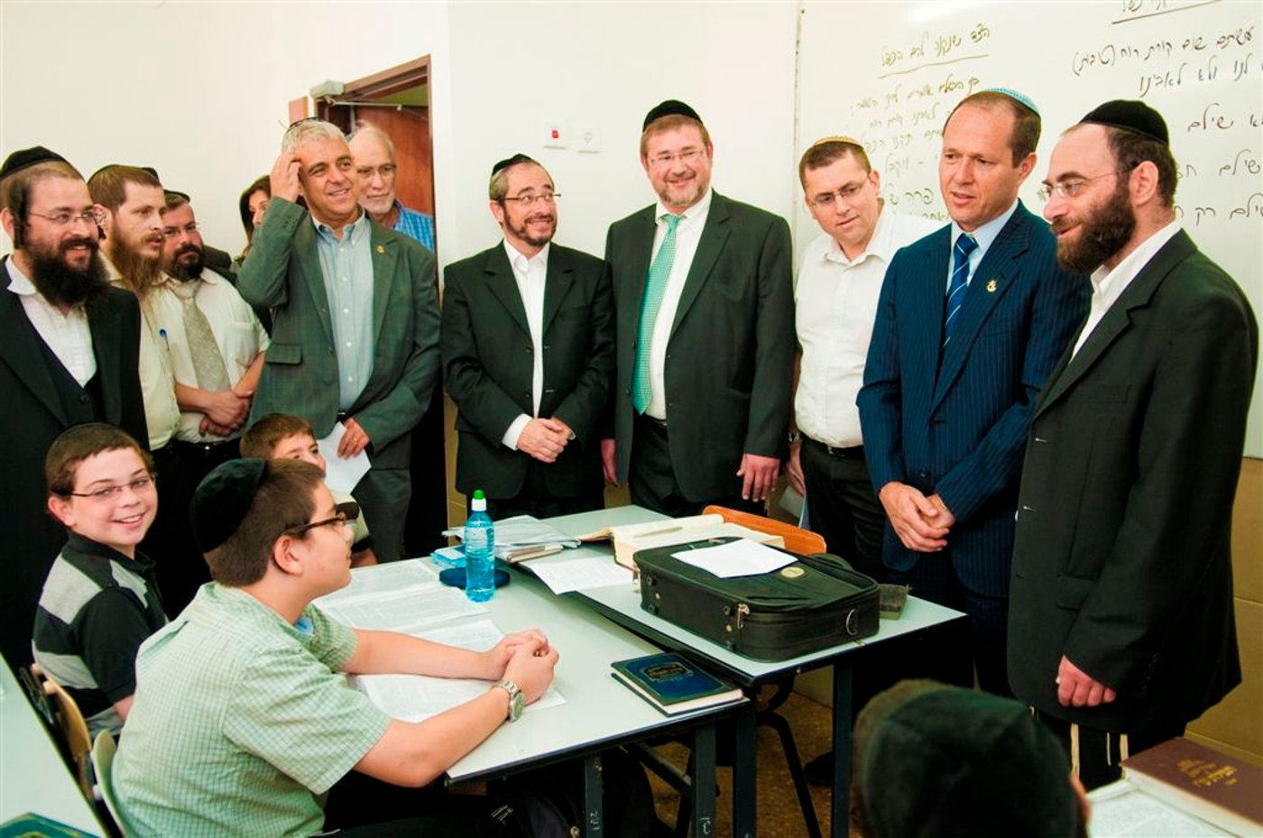 ראש העיר ירושלים התקבל בחום אצל הגרב"מ אזרחי