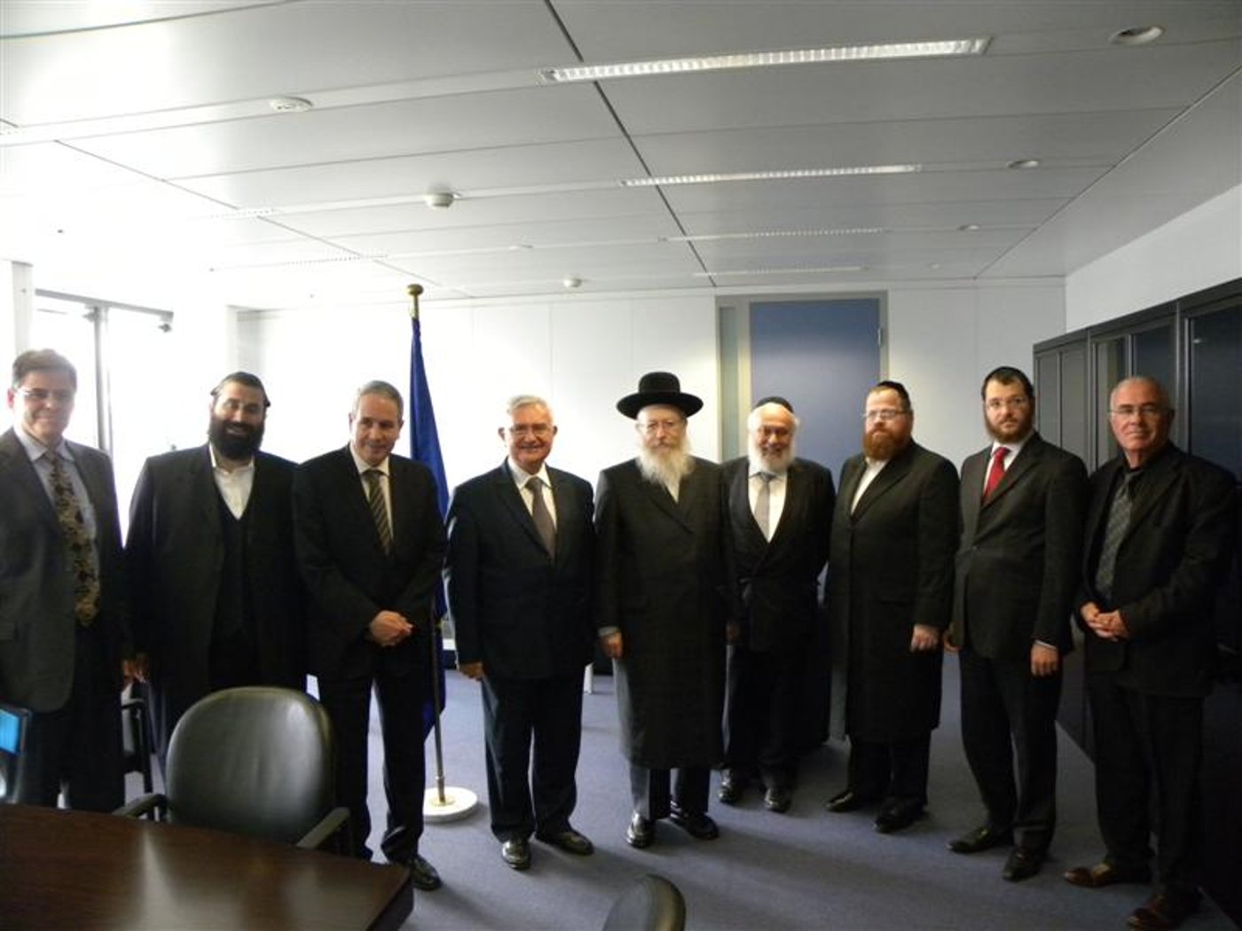 עם שר הבריאות והצרכנות של האיחוד הארופאי